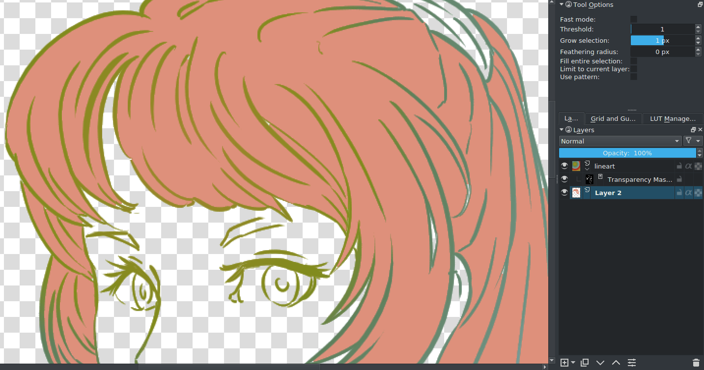 Does this way of coloring fit the lineart, or should I color in a