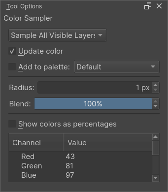 Color Selector Tool Krita Manual 4 4 0 Documentation