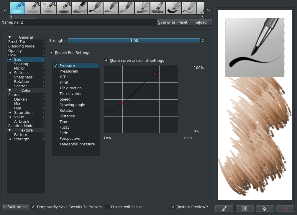 krita brushes black list