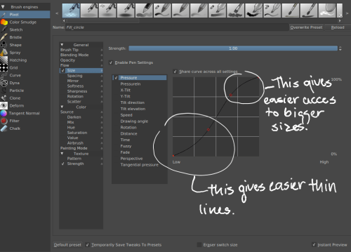 krita brush settings