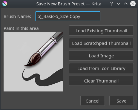 add brushes to krita