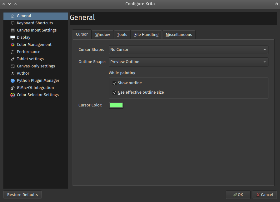 krita update checker