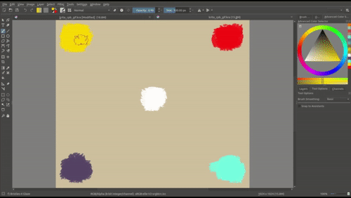 color in krita