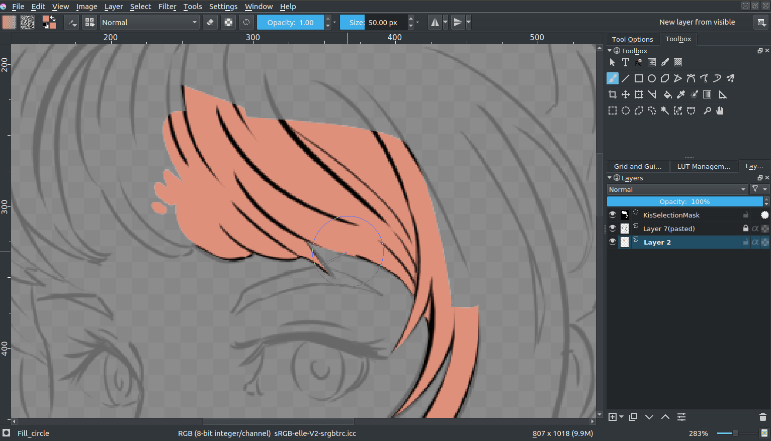 Flat Coloring — Krita Manual 4.4.0 documentation