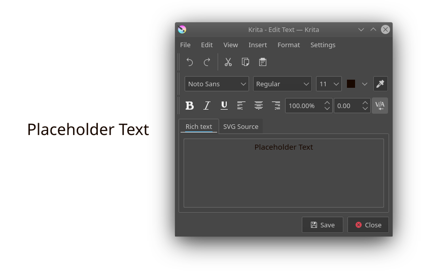 how to insert text in photo