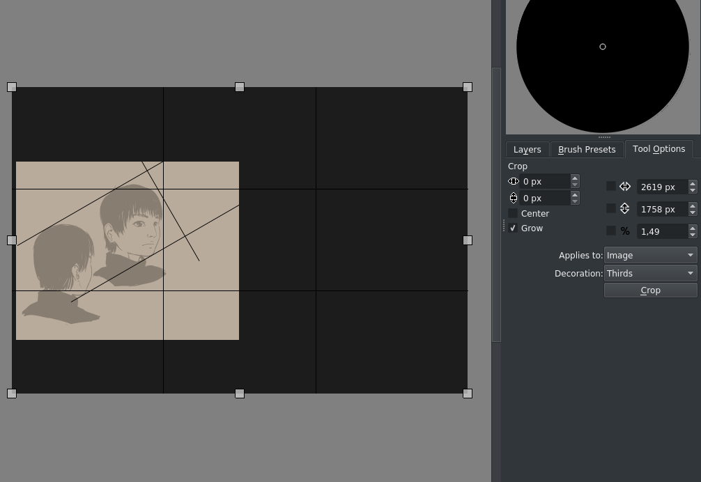 krita rotate canvas