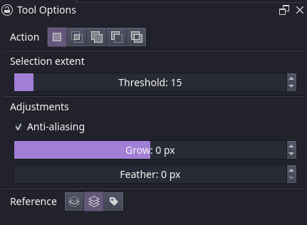 Similar Color selection options