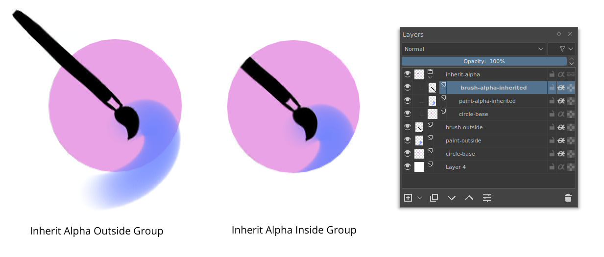 copy layer into animation krita